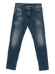 Diesel Blue Cotton Elastane Skinny Jeans