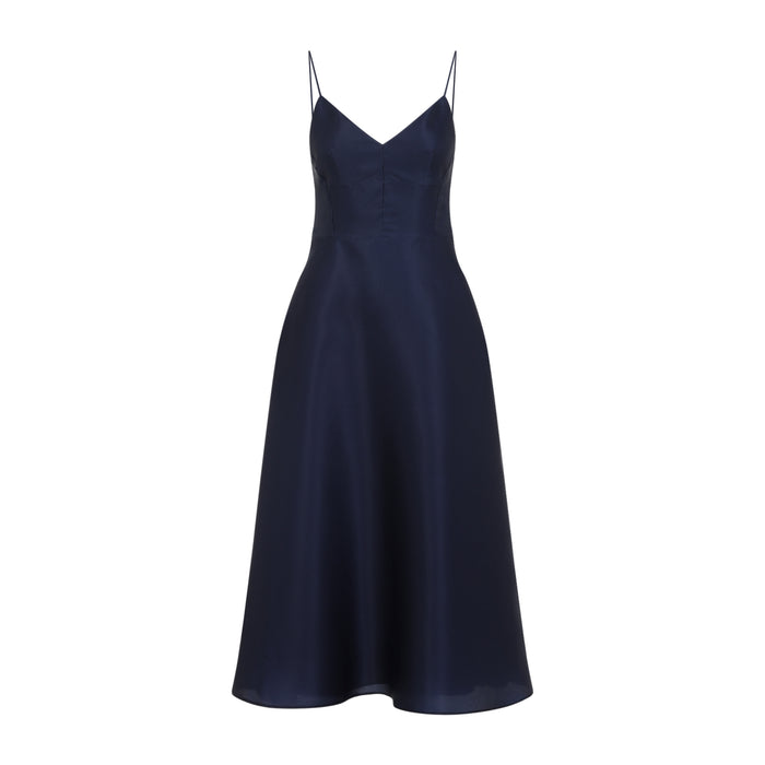 Alberta Ferreti Triple Organza Midi Dress