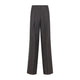 Peserico Grey Cotton And Silk Pants