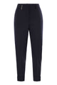 Peserico Virgin Wool Blend Trousers With Jewellery