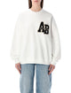 Anine Bing Miles Oversized Letterman Off-White Sweatshirt Anine Bing