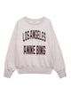 Anine Bing Grey Cotton Polyester Sweatshirt