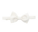 Tagliatore Ivory White Satin Pointed Tie