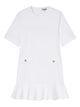 Ganni Strech Cotton Mini Dress