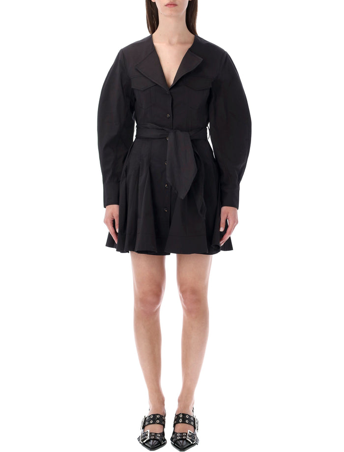 Ganni Mini Shirt Dress
