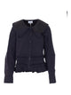 Ganni Black Organic Cotton Elastane Shirt