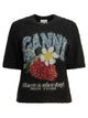 Ganni "Strawberry" Crew-Neck Sweater