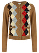 Ganni Diamond-Shaped Cardigan