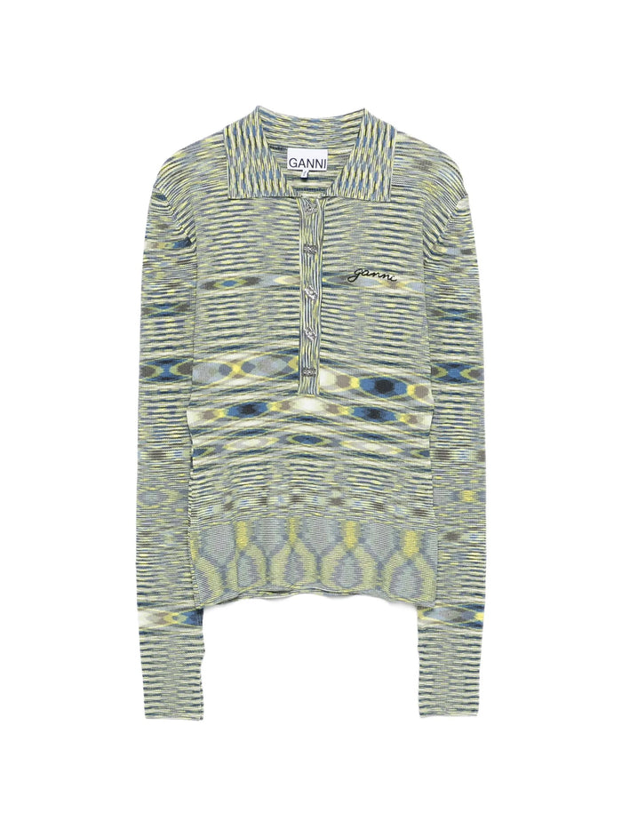 Ganni Recycled Viscose Polyamide Jersey