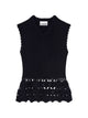 Ganni Organic Cotton Polyamide Vest