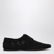 Dolce&Gabbana Black Woven Fabric Derby