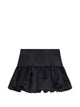 Ganni Ganni Black Satin Mini Skirt