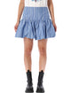 Ganni Ganni Striped Bubble Mini Skirt