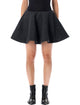 Ganni Ganni Flared Wool Mini Skirt