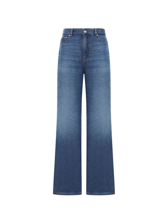 Ganni Jean Izey Denim Wide Leg