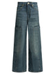 Ganni "Baggy Cargo" Wide Leg Jeans