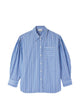 Ganni Striped Organic Cotton Shirt