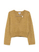 Ganni Ganni Sweaters In Yellow/Dark Orange.