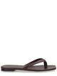 Aeyde Brown Nappa Leather Cross Breed Lamb Leather Flats