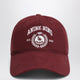 Anine Bing Burgundy Baseball Cap With Embroidered Logo