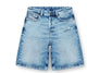 Diesel Light Blue Cotton Shorts