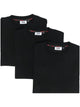 Gcds Black Cotton Three-Pack T-Shirt