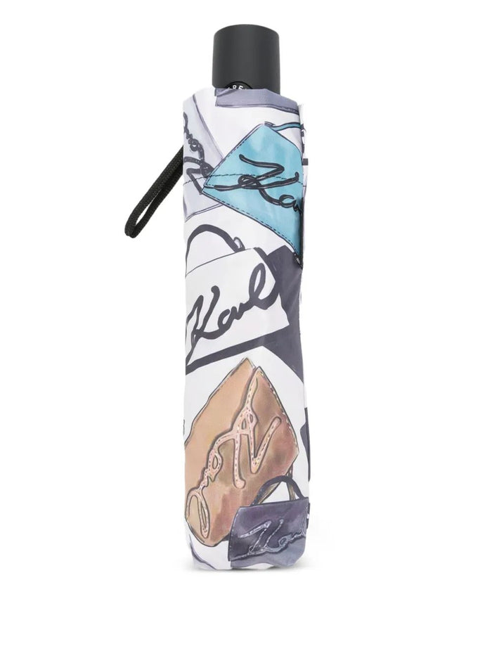 Karl Lagerfeld Signature Umbrella
