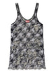Diesel Multicolor Cotton Blend Mini Dress