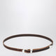 Our Legacy Olega Belt In Brown Calfskin Leather