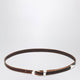 Our Legacy Olega Belt In Brown Calfskin Leather
