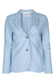 Harris Wharf London Women Stand Up Collar Blazer Rayon
