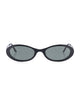 Our Legacy Our Legacy Tad Black Sunglasses