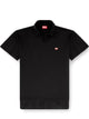Diesel Jersey Polo Shirt With Check Flannel Trims