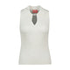 Diesel M-Lilita Top - - Silk - White