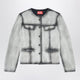 Diesel Grey Degrafy Skeleton Denim Jacket