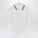 Il Gufo Milk-White Cotton Shirt Bodysuit