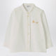Il Gufo White Shirt With Bear Embroidery