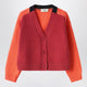 Il Gufo Color-Block Organic Cotton Cardigan