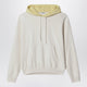 Auralee White/Light Yellow Cotton Sweatshirt