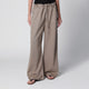 Agolde Shaw Flyweight Drawstring Wideleg Jeans In Brown