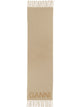 Ganni Scarf With Logo