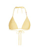 Karl Lagerfeld Yellow Triangle Bikini Top