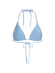 Karl Lagerfeld Blue Triangle Bikini Top