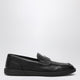 Dolce&Gabbana Black Leather Loafers With Dg Logo