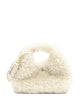 Ganni Ivory Recycled Polyester Handbag