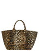 Ganni 'Leopard Xxl' Shopping Bag
