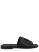 Dolce & Gabbana Leather Slippers With Logo