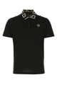 Versace Embroidered Cotton Piqué Polo