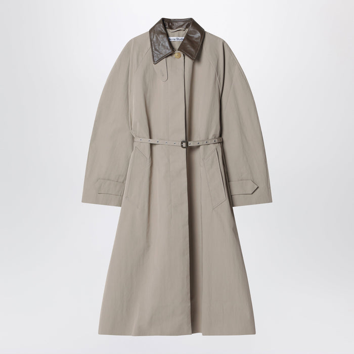 Acne Studios Belted Trenchcoat Khaki Grey
