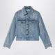 Acne Studios Distressed Denim Jacket Light Blue